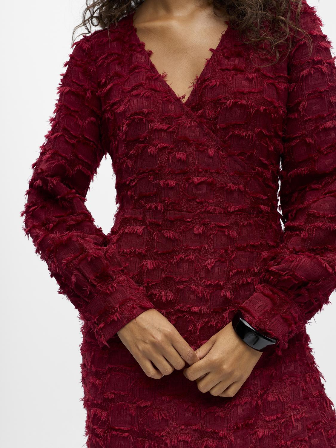 OBJDARIA Short Dress - Karanda Red - VERO MODA & VILA Bergvik